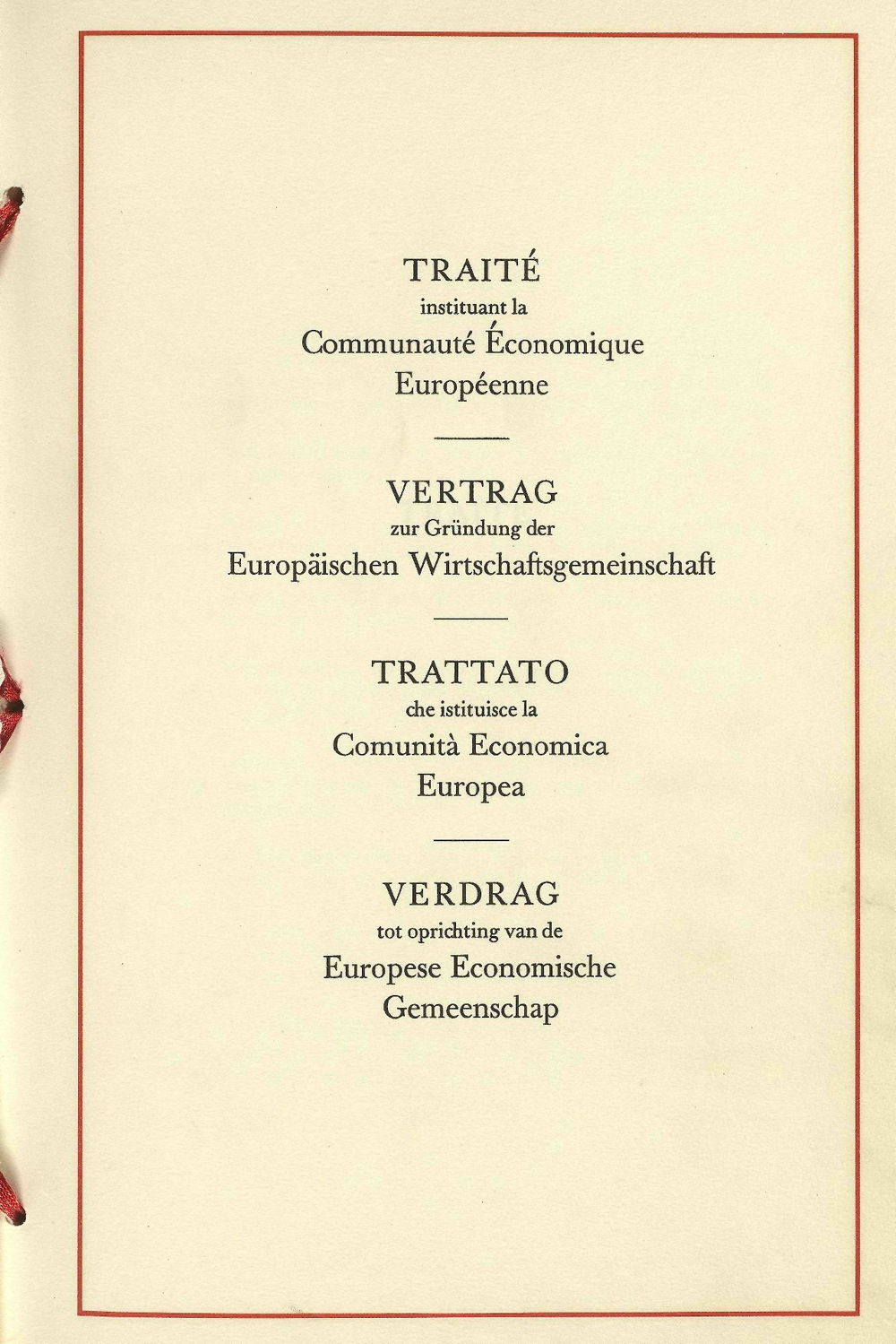 Einführung Vertrag Zur Gründung Der Europäischen