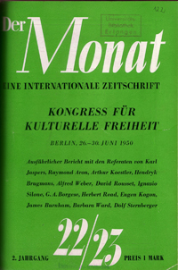 Manifest des Kongresses für kulturelle Freiheit, Berlin
